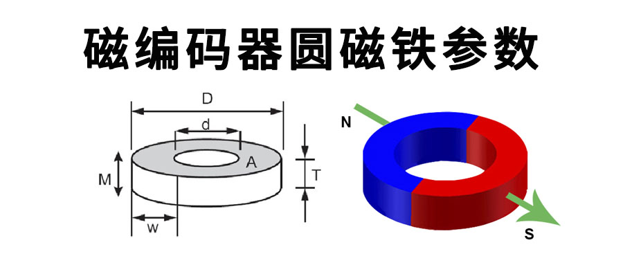 磁編碼器圓磁鐵需要確認哪些參數